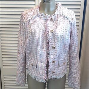 Walter Baker Pink Tweed Blazer